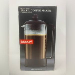 NEW Bodum Brazil 8 Cup / 34oz French Press Coffee Maker